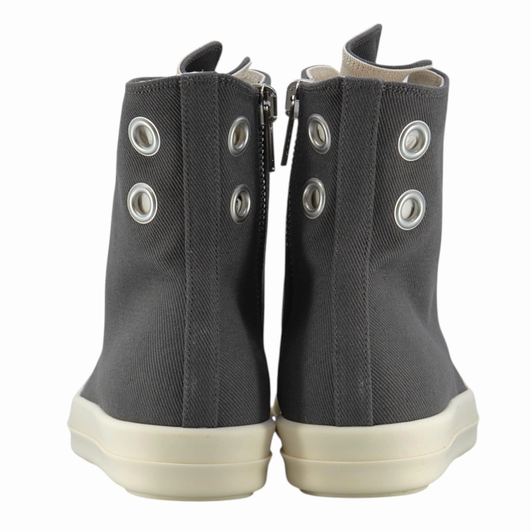Rick Owens DRKSHDW Hollywood Eyelet Sneaker High Dark Dust Milk