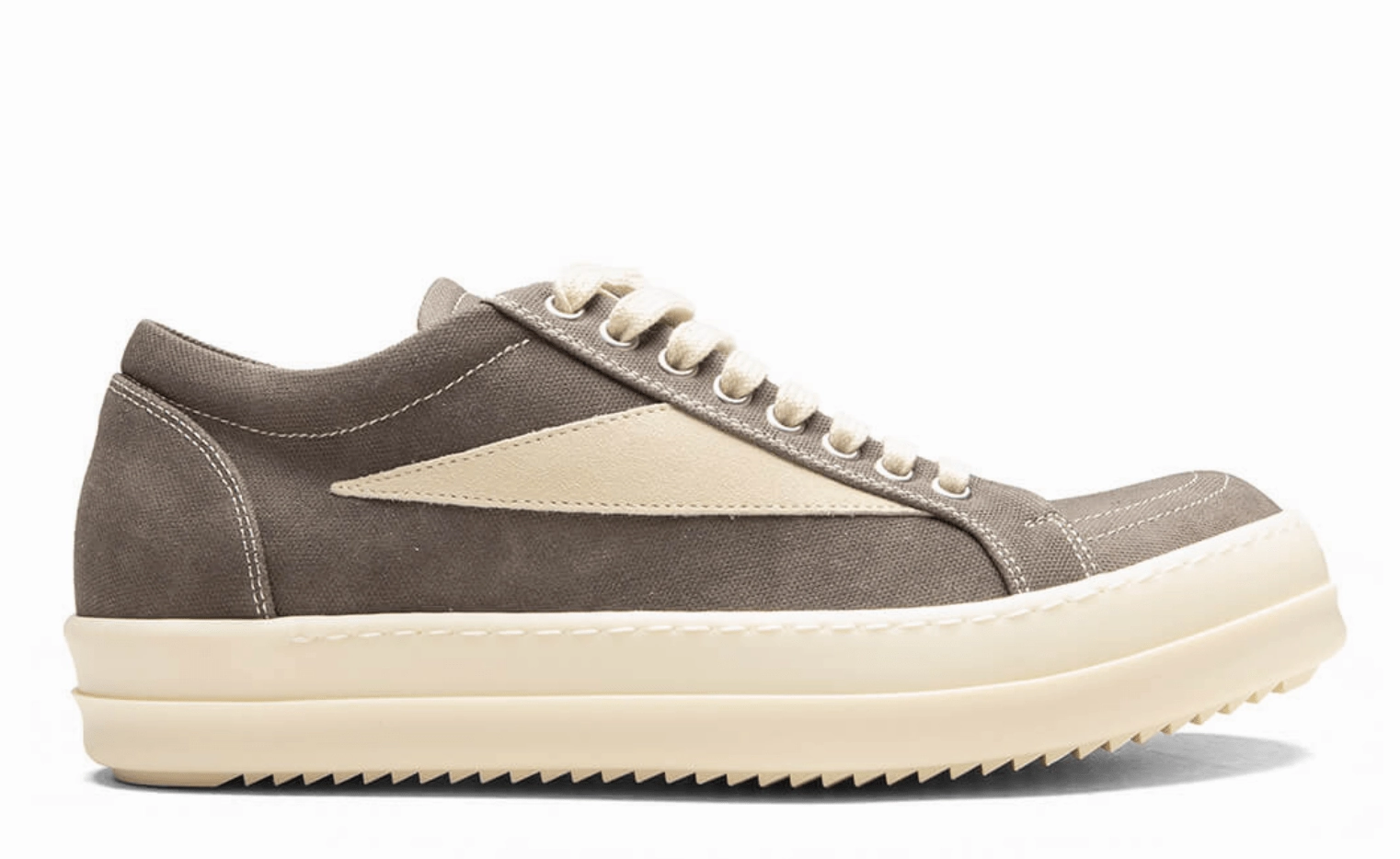 Rick Owens DRKSHDW Hollywood Vintage Sneaker Low Dust Milk