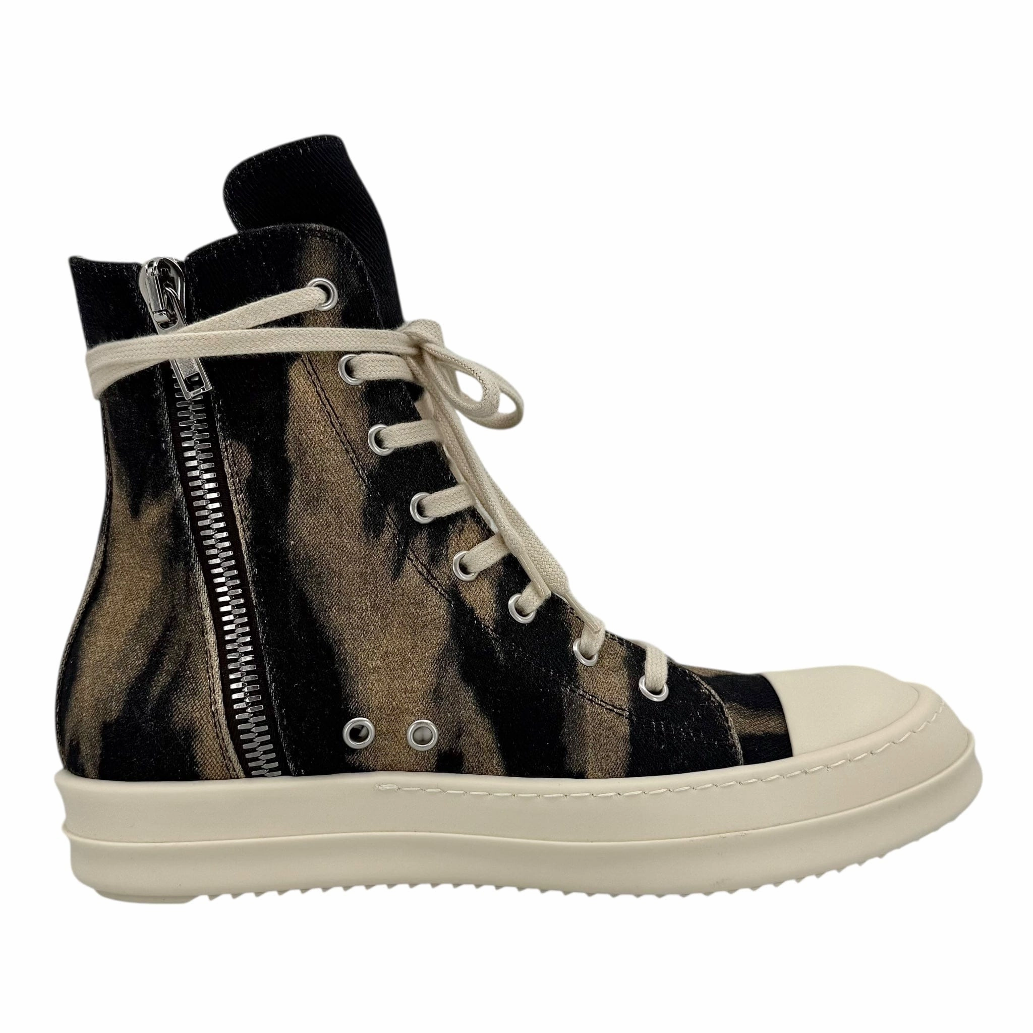 Rick Owens DRKSHDW Porterville Ramone Sneaker High Black Terra Milk