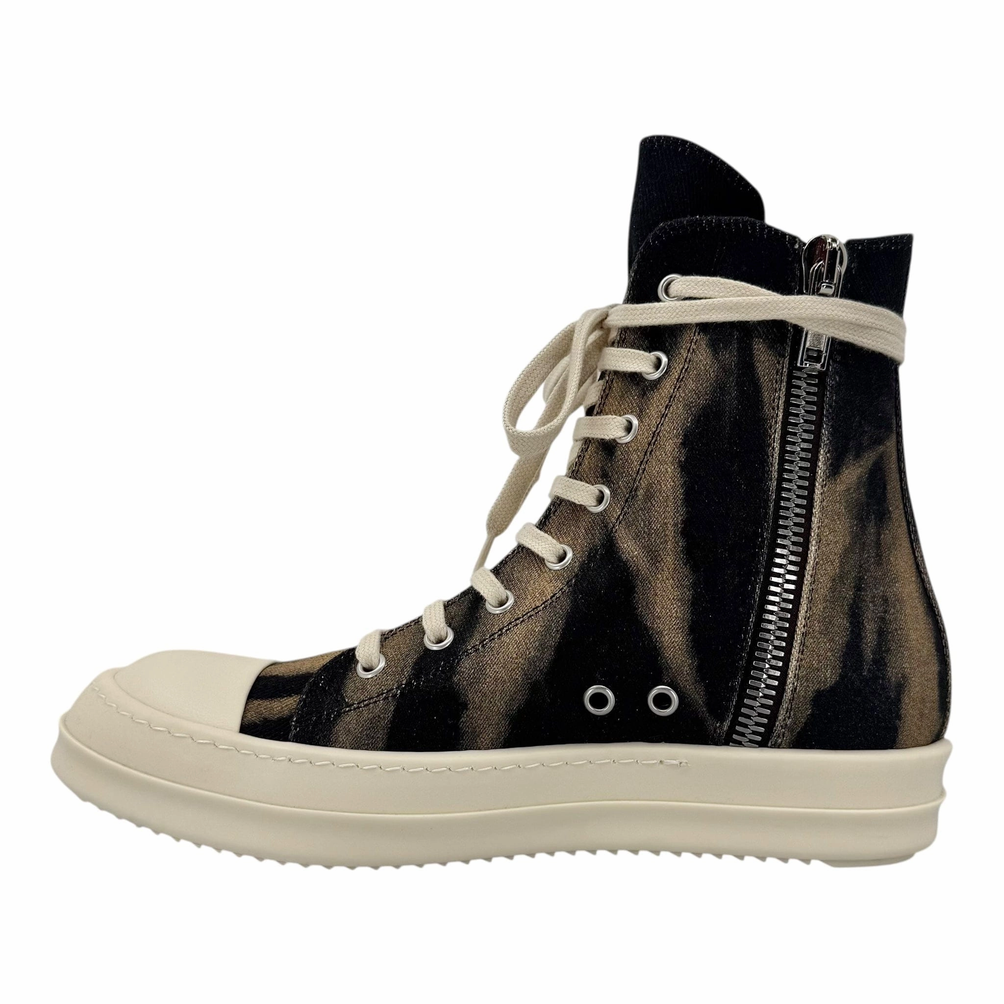 Rick Owens DRKSHDW Porterville Ramone Sneaker High Black Terra Milk