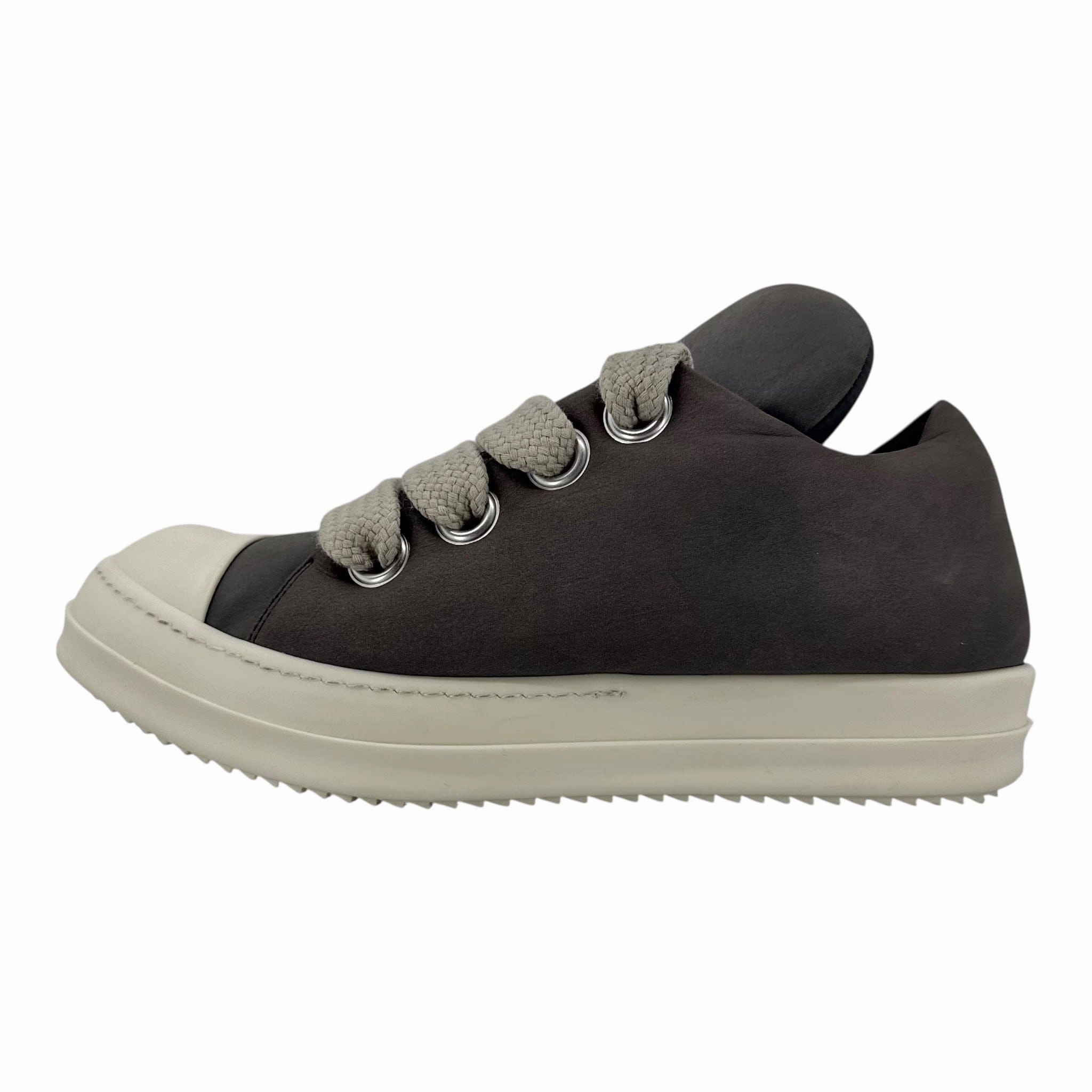 Rick Owens Jumbo Lace Padded Sneaker Low Dark Dust Milk Pre-Owned