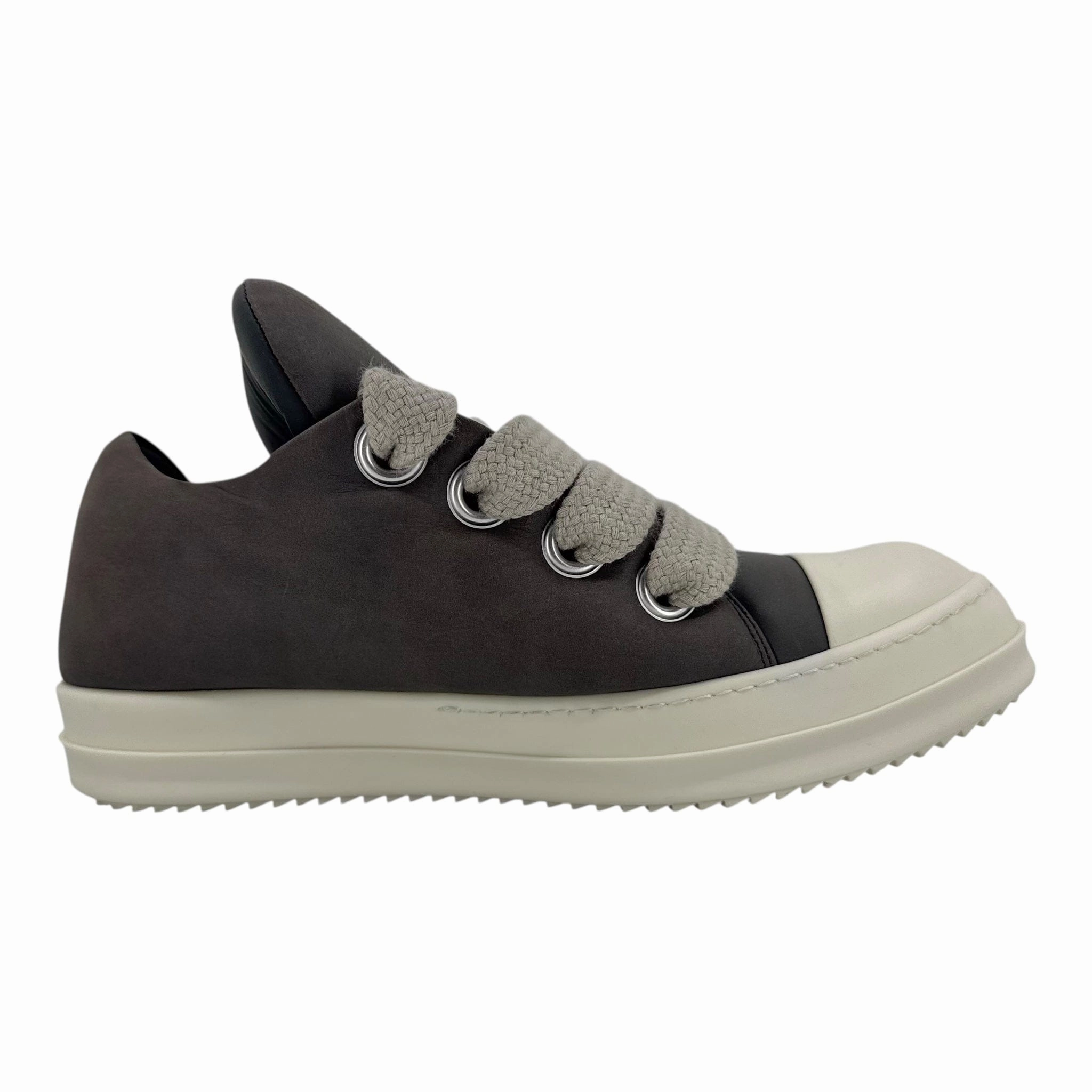 Rick Owens Jumbo Lace Padded Sneaker Low Dark Dust Milk Pre-Owned
