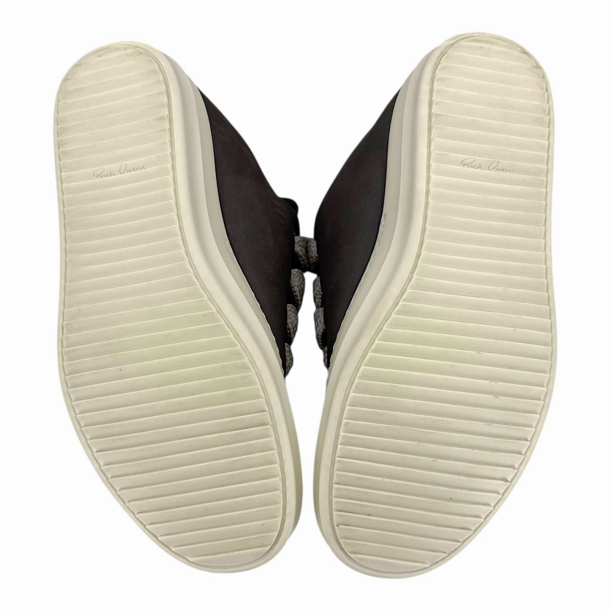 Rick Owens Jumbo Lace Padded Sneaker Low Dark Dust Milk Pre-Owned