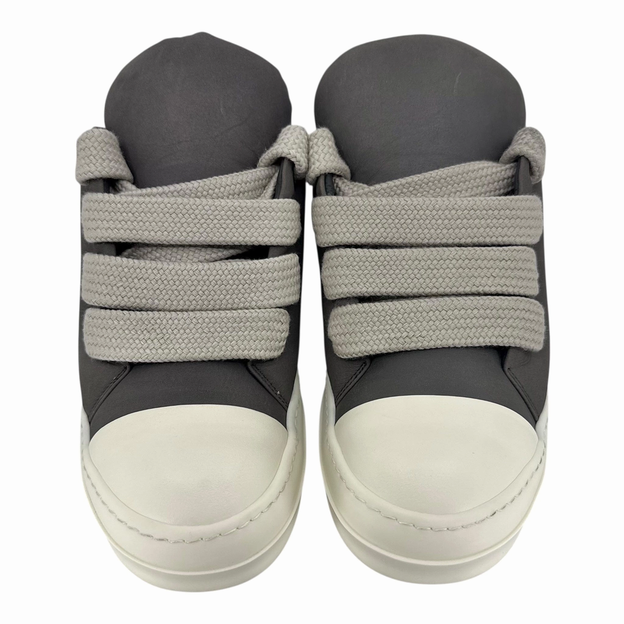 Rick Owens Jumbo Lace Padded Sneaker Low Dark Dust Milk Pre-Owned