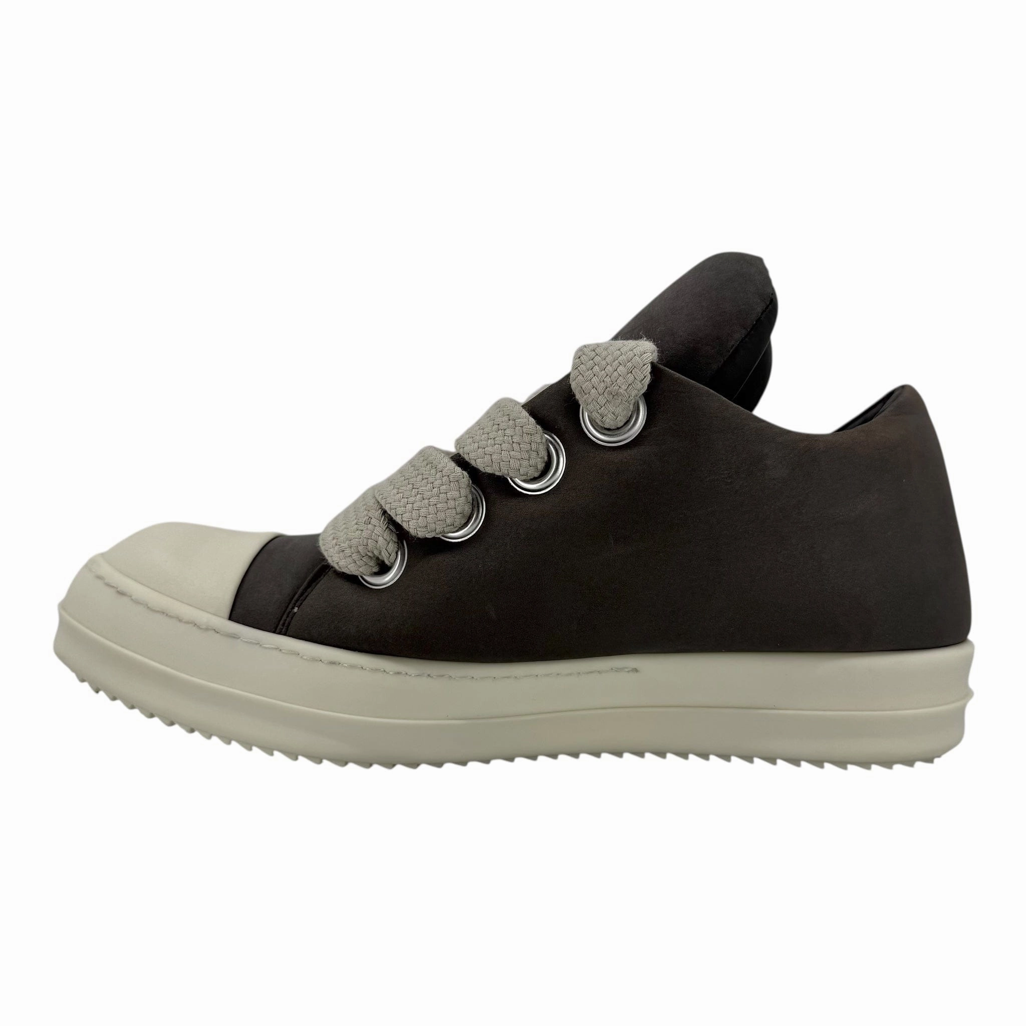 Rick Owens Jumbo Lace Padded Sneaker Low Dark Dust Milk Pre-Owned