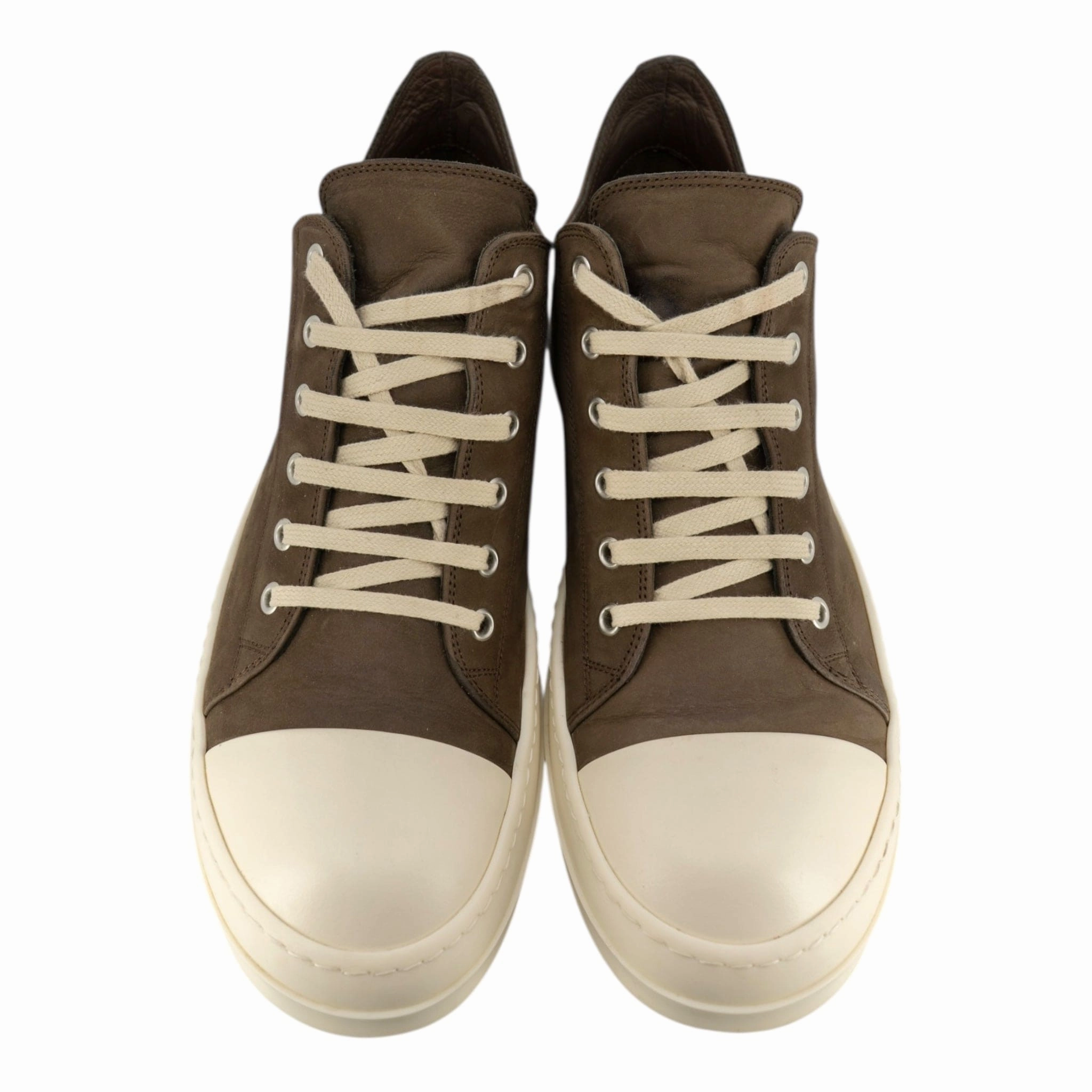 Rick Owens Porterville Sneaker Low Saddle Dust Milk Pre-Owned