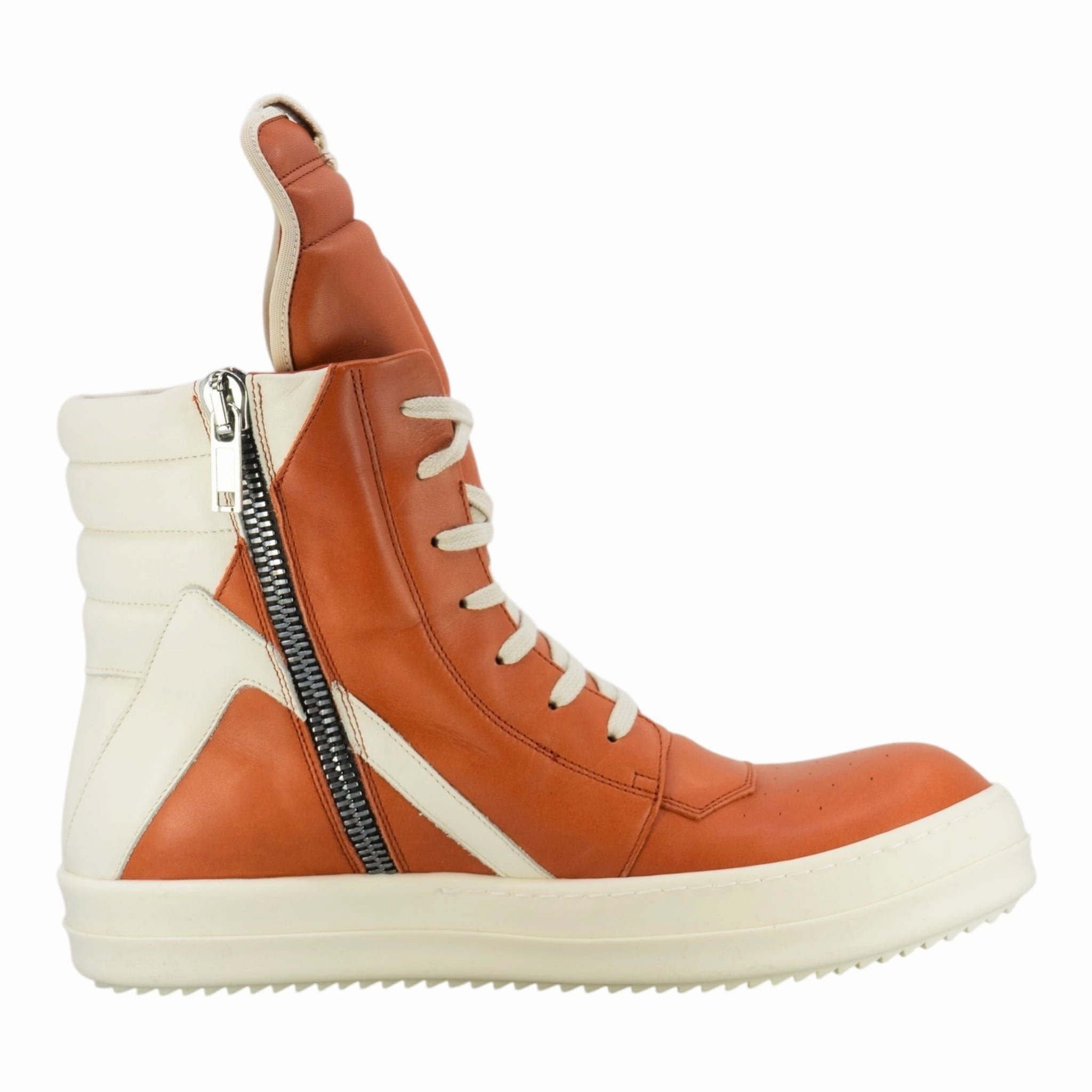 Rick Owens Strobe Geobasket Sneaker High Orange Milk
