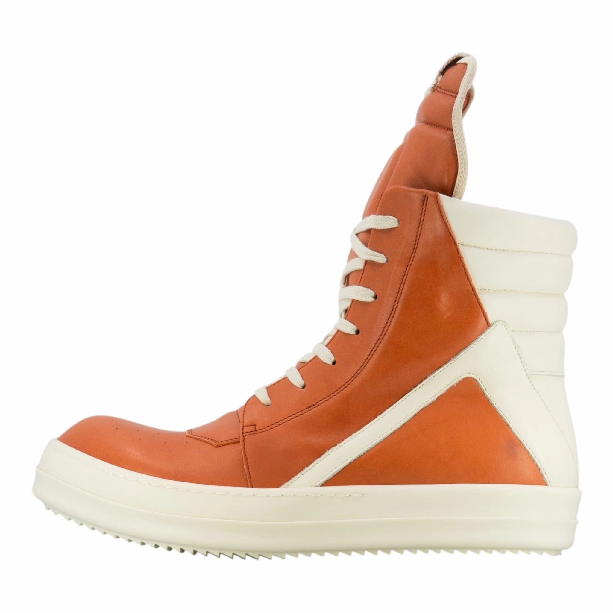 Rick Owens Strobe Geobasket Sneaker High Orange Milk