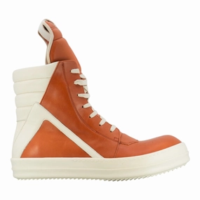 Rick Owens Strobe Geobasket Sneaker High Orange Milk