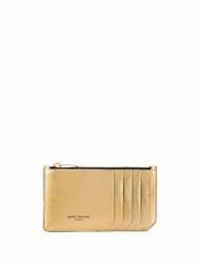 Saint Laurent Card Holder Gold