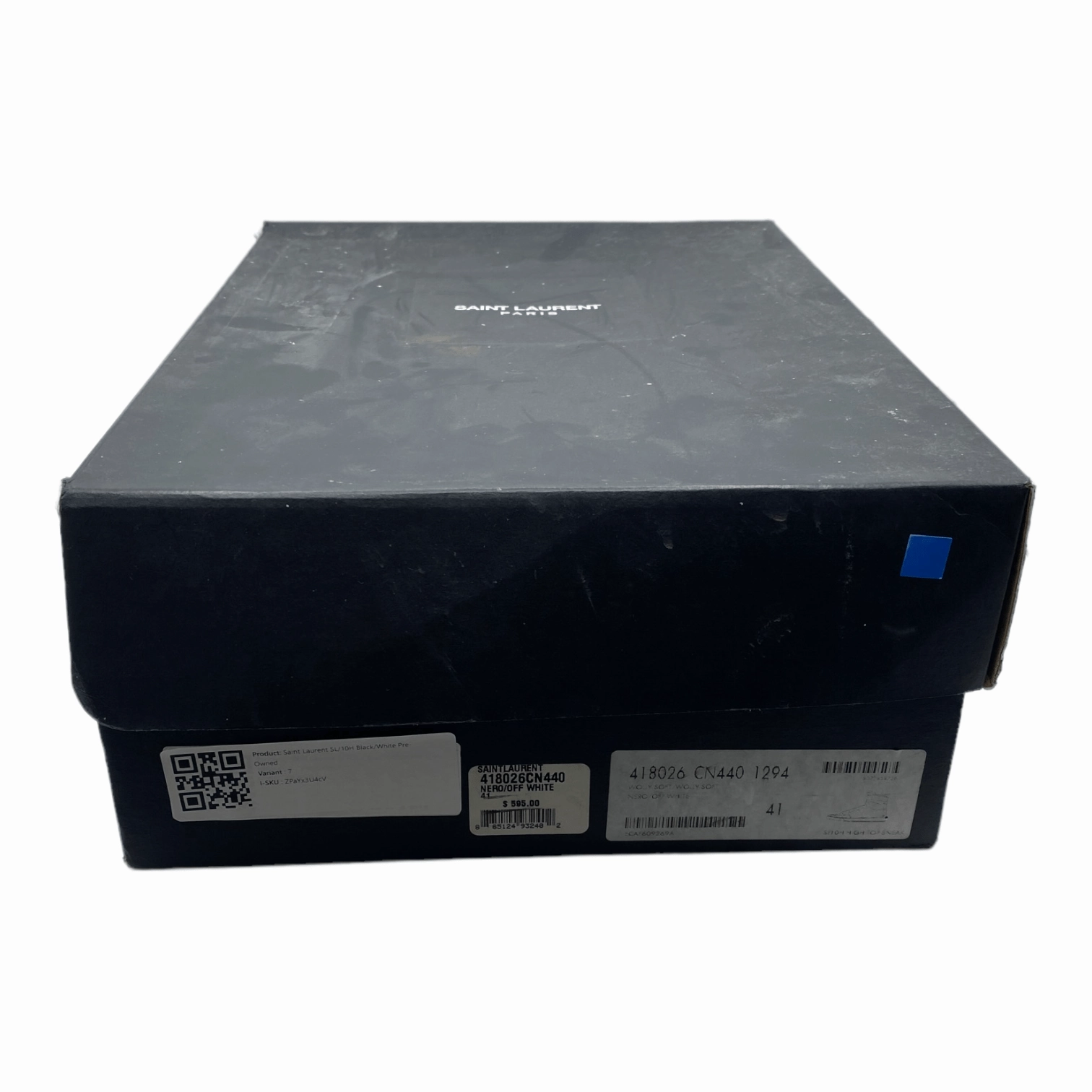 Saint Laurent SL/10H Black/White Pre-Owned