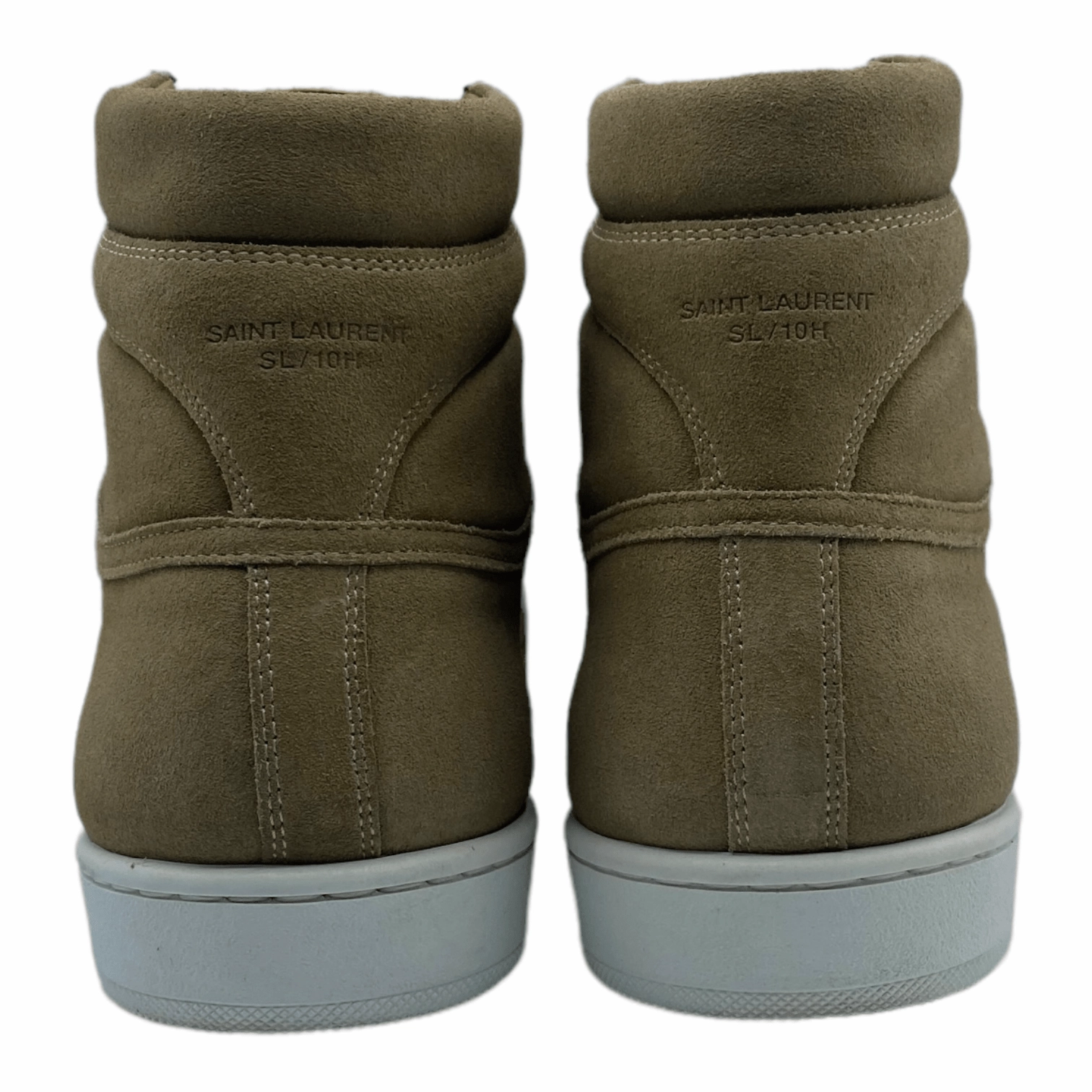 Saint Laurent SL/10H Tan Suede Pre-Owned