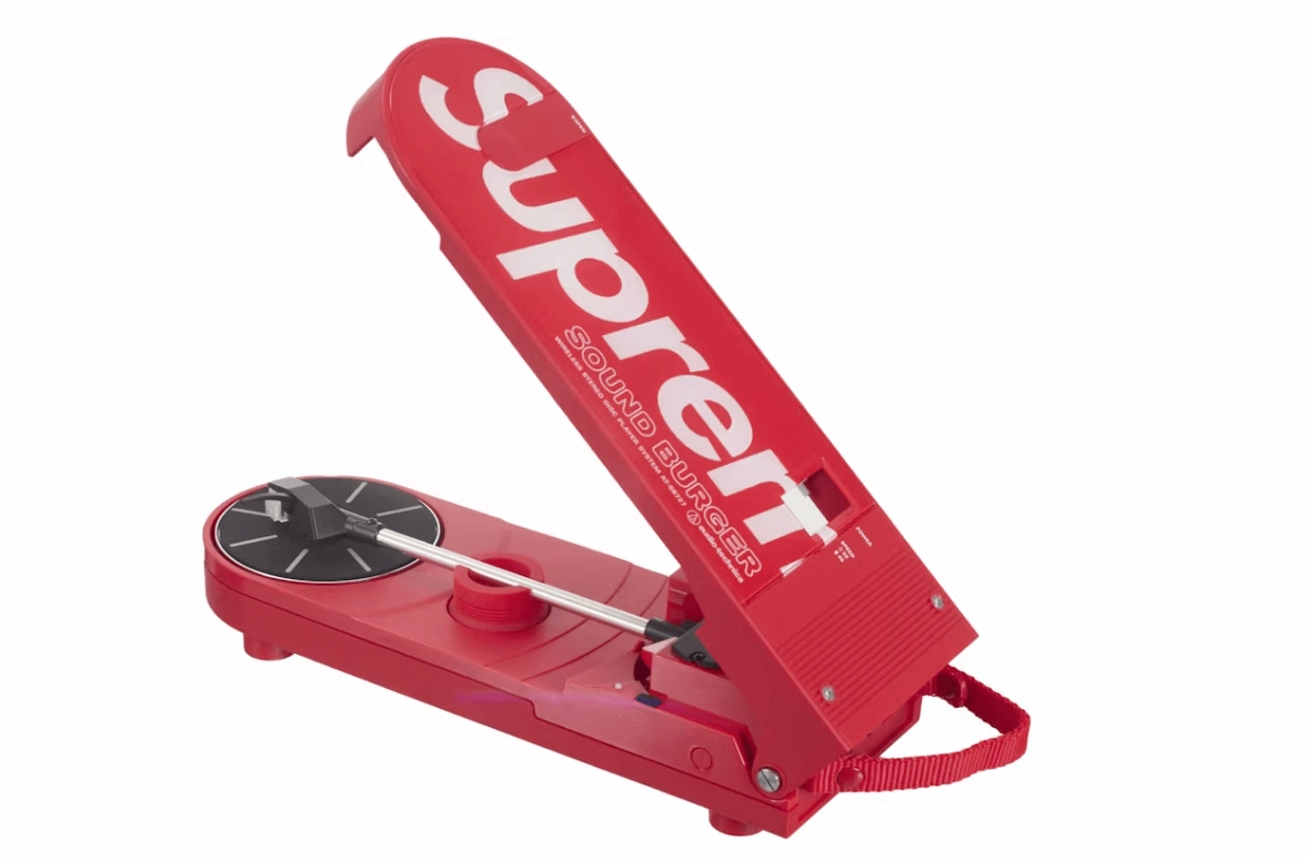 Supreme Audio Technica Sound Burger Turntable Red