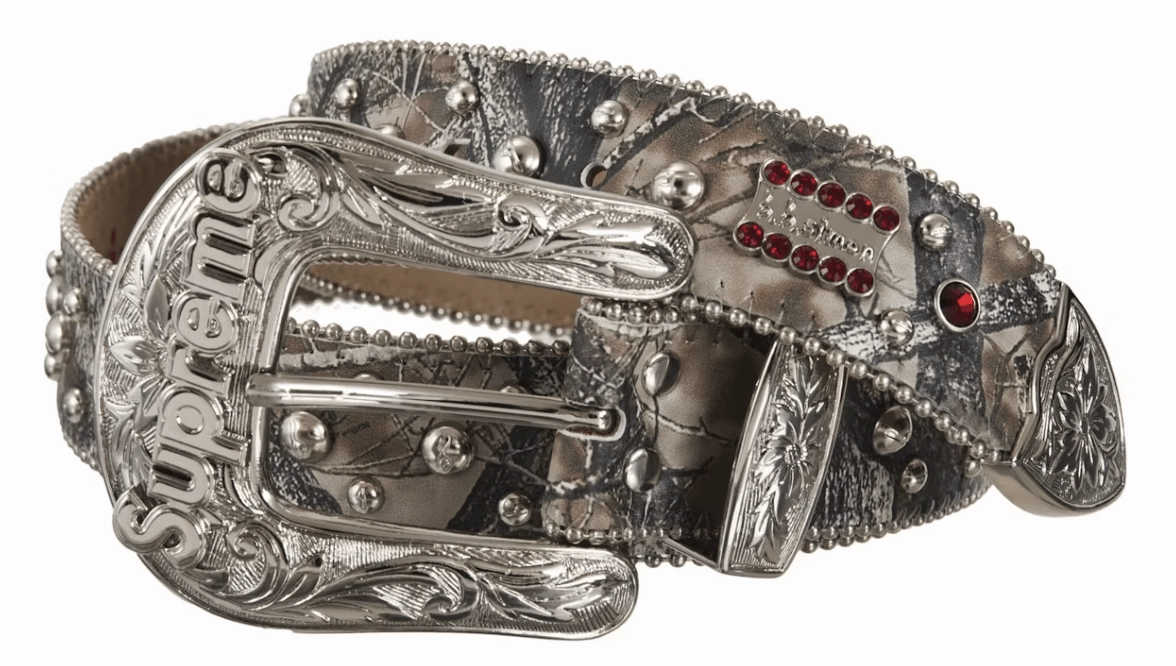 Supreme b.b. Simon Studded Ranger Belt TrueTimber HTC Fall Camo