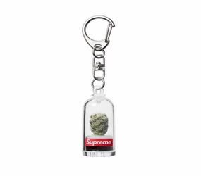 Supreme Cactus Keychain Silver