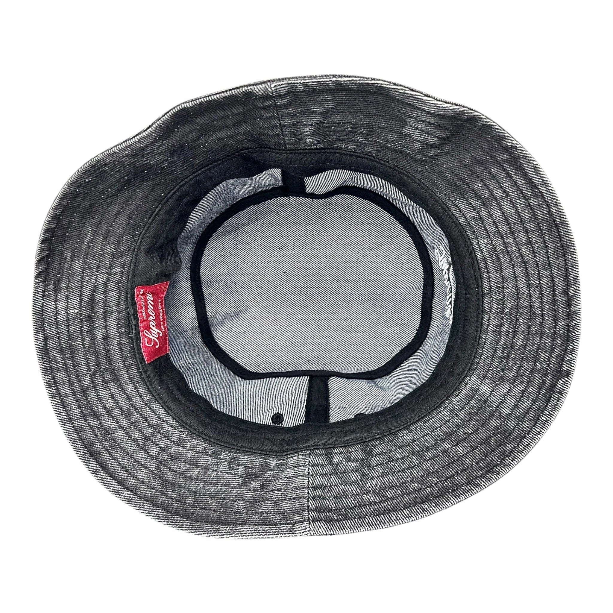 Supreme Coated Denim Bucket Hat Black