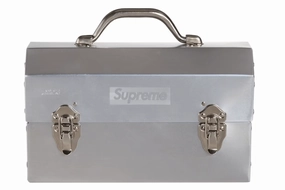 Supreme L. May MFG Inc. Miner's Lunchbox Silver