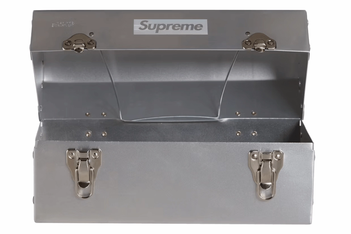 Supreme L. May MFG Inc. Miner's Lunchbox Silver