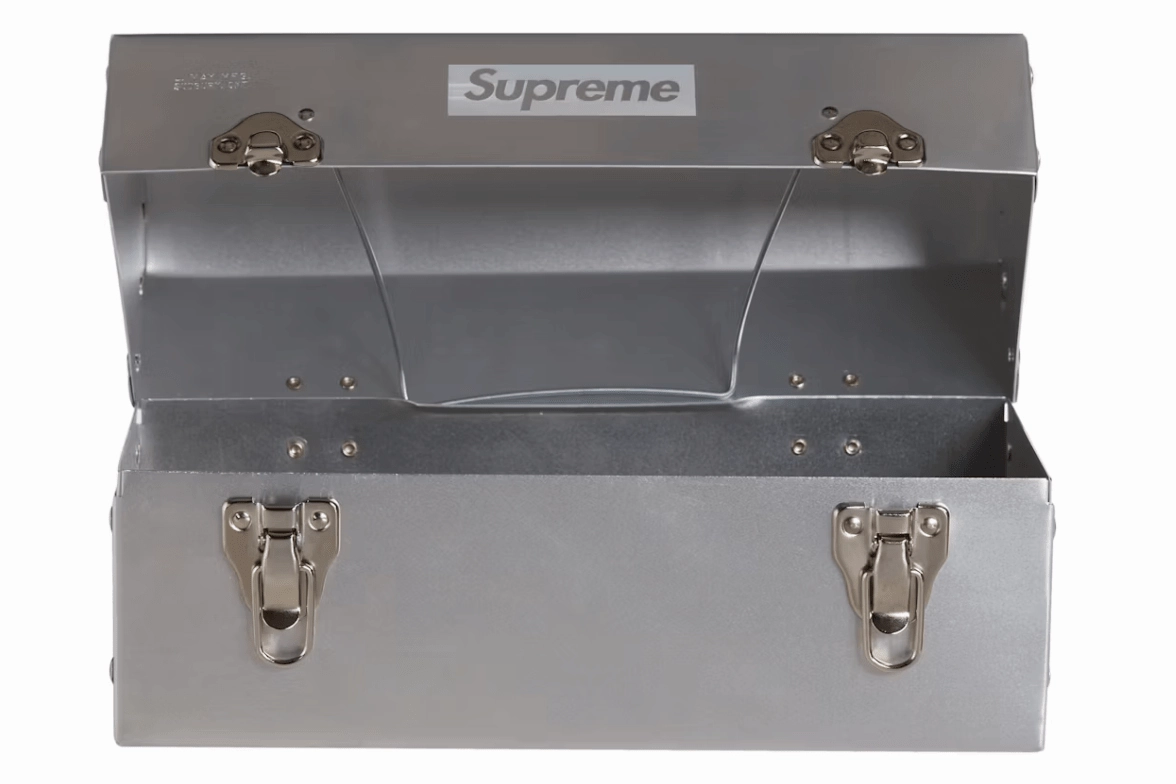 Supreme L. May MFG Inc. Miner's Lunchbox Silver