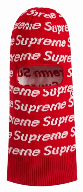 Supreme New Era Repeat Balaclava Red