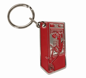 Supreme Payphone Keychain Red