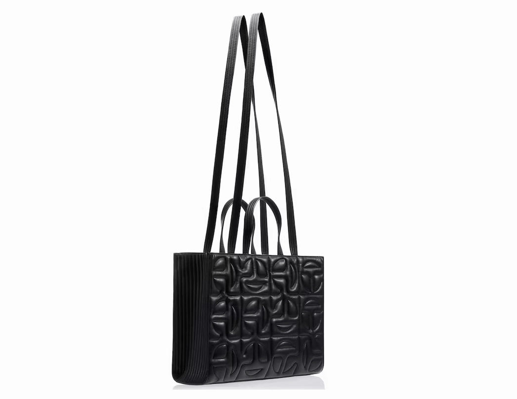 Telfar x Moose Knuckles Quilted Large Shopper Black