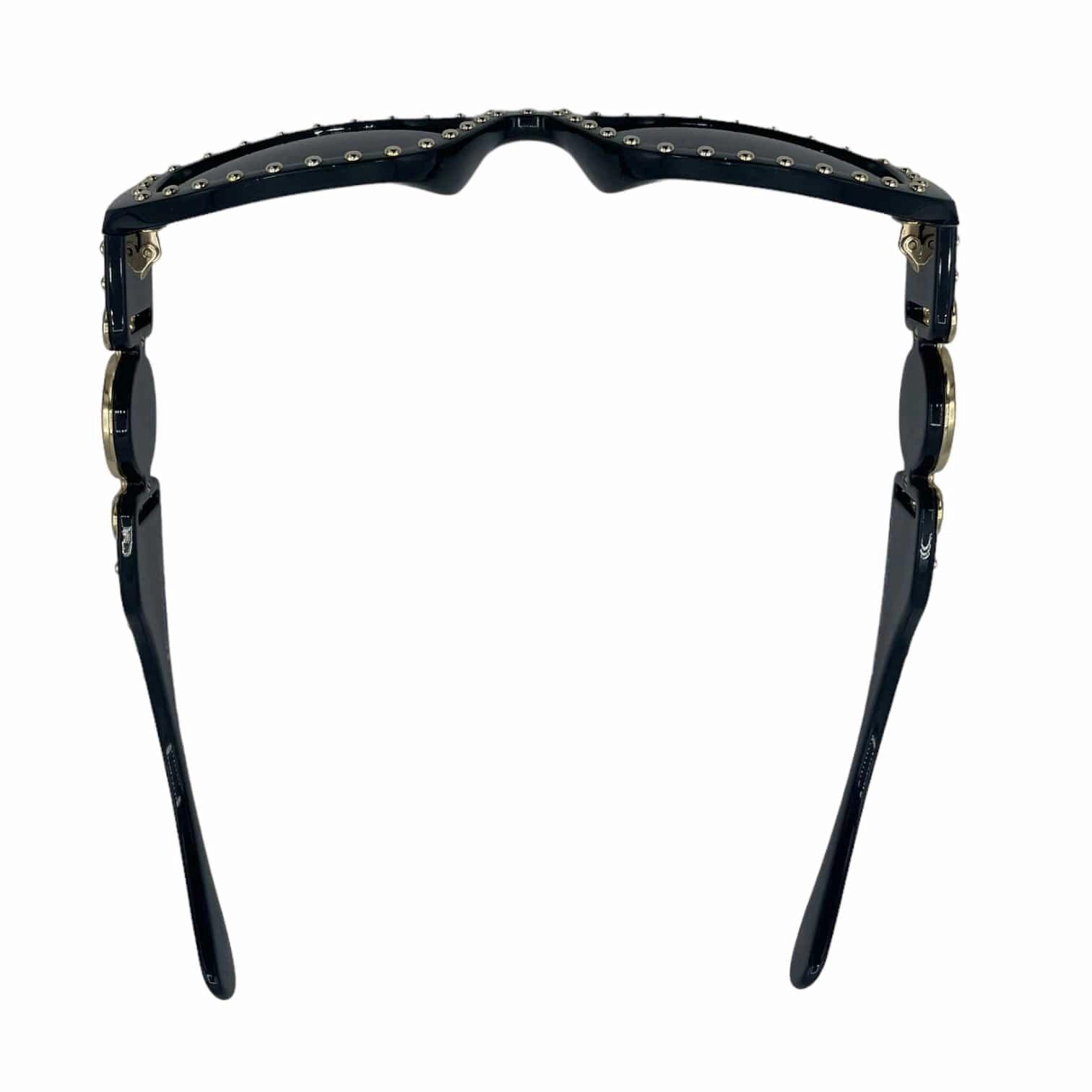 Versace Studded Acetate Sunglasses Black (W)