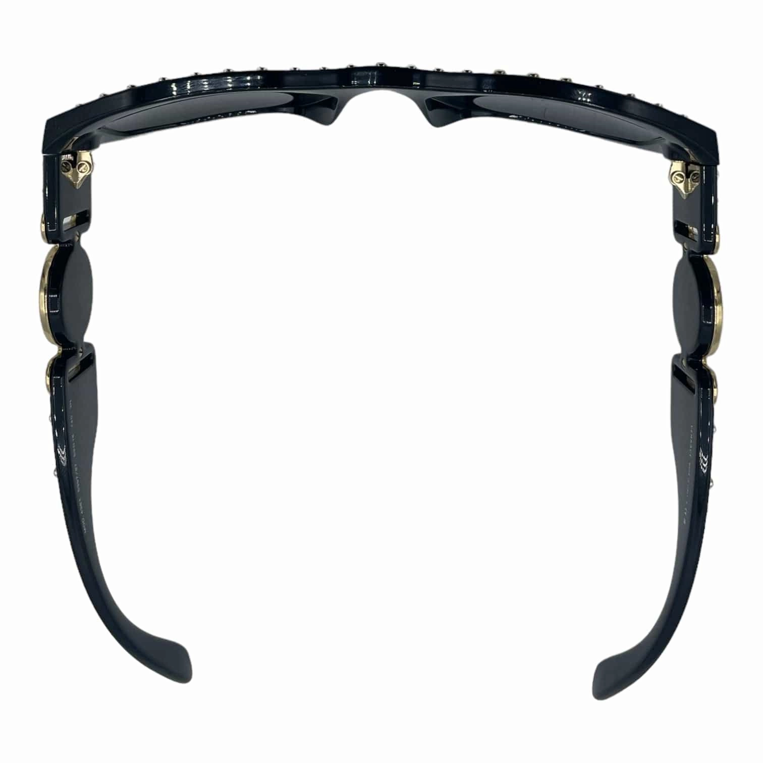 Versace Studded Acetate Sunglasses Black (W)